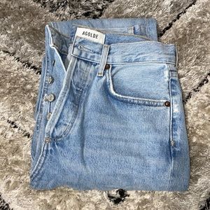 AGOLDE Jeans Lana Straight in Riptide